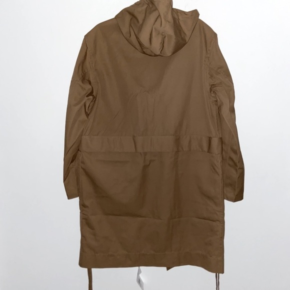 Craig Green Tan/Beige Windbreaker Water Resistant Parka Coat w Hoodie XS​​​​ - Picture 9 of 16
